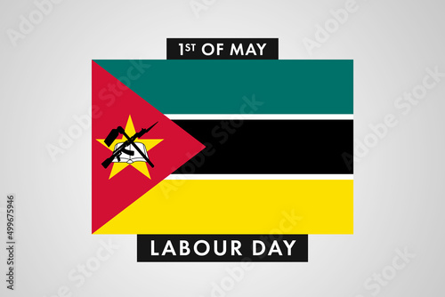 Mozambique Labor Day. International World Workers Day of Mozambique background  banner or poster