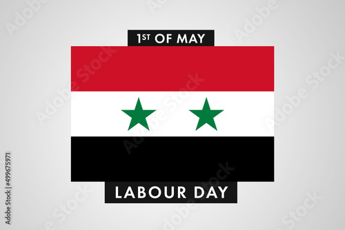 Syria Labor Day. International World Workers Day of Syria background, banner or poster Free Download Syria Labor Day. International World Workers Day of Syria background, banner or poster - GFXLoad