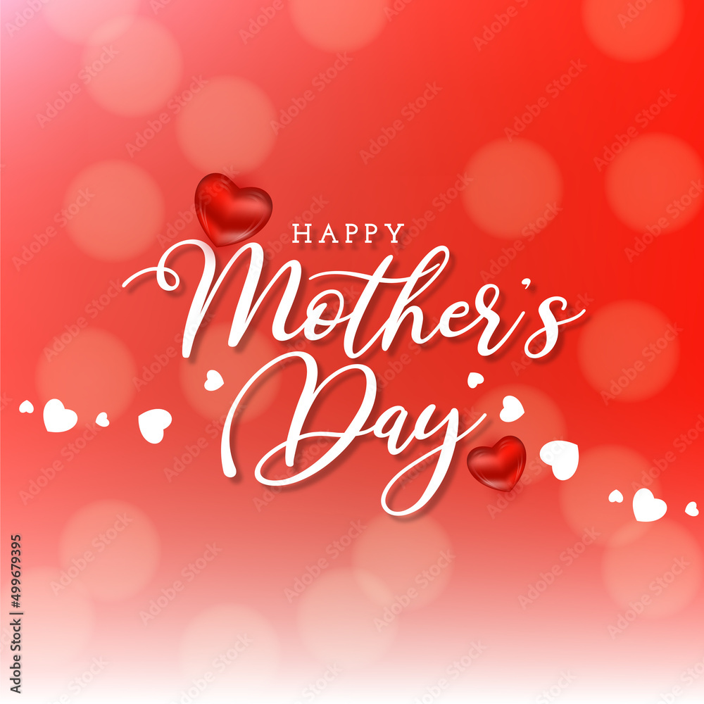 Happy Mothers day adorable lovely background design