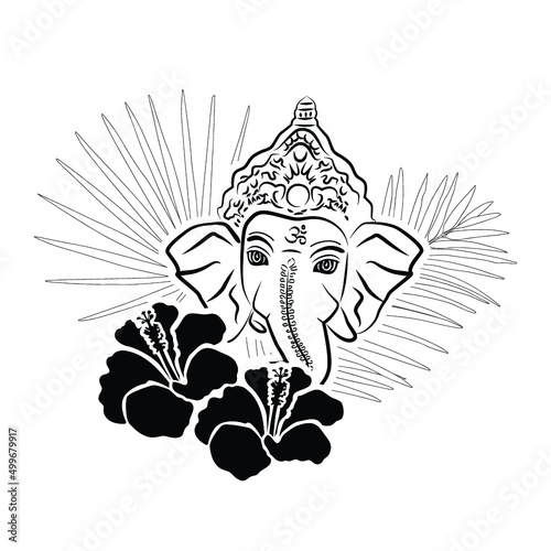 Lord Ganesha, vector