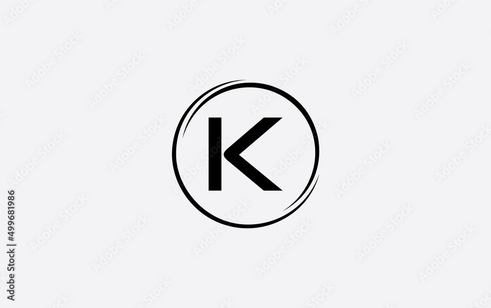Simple unique letter logo with circle. The letter and alphabets designing Simple unique letter logo with circle. The letter and alphabets designing