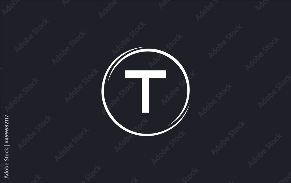 Simple unique letter logo with circle. The letter and alphabets designing Simple unique letter logo with circle. The letter and alphabets designing