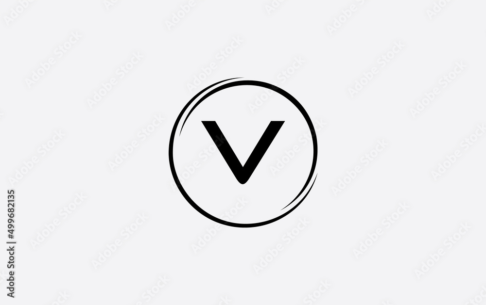 Simple unique letter logo with circle. The letter and alphabets designing Simple unique letter logo with circle. The letter and alphabets designing