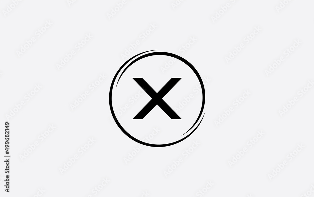 Simple unique letter logo with circle. The letter and alphabets designing Simple unique letter logo with circle. The letter and alphabets designing