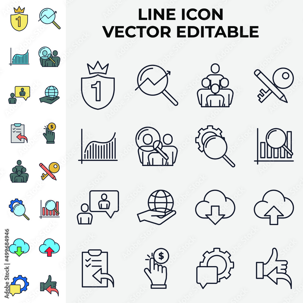 Search Engine Optimization. seo set icon symbol template for graphic and web design collection logo vector illustration Search Engine Optimization. seo set icon symbol template for graphic and web design collection logo vector illustration