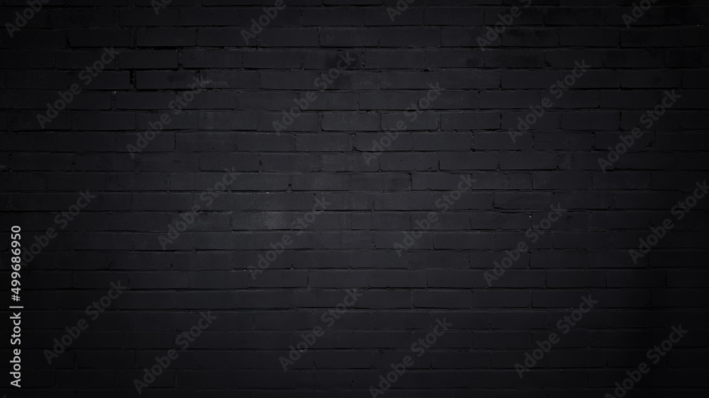 Black brick wall texture Black brick wall texture