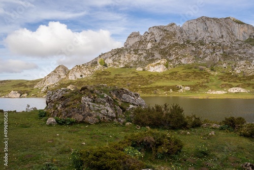 lakes of covadonga in Asturias, Spain