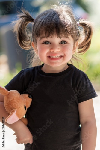 Slika na platnu Simpatica bambina sorridente