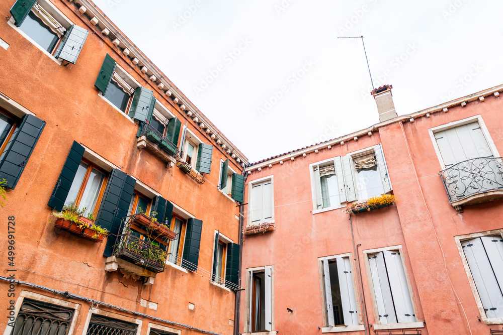 Fototapeta premium Street view from Venice, Italy