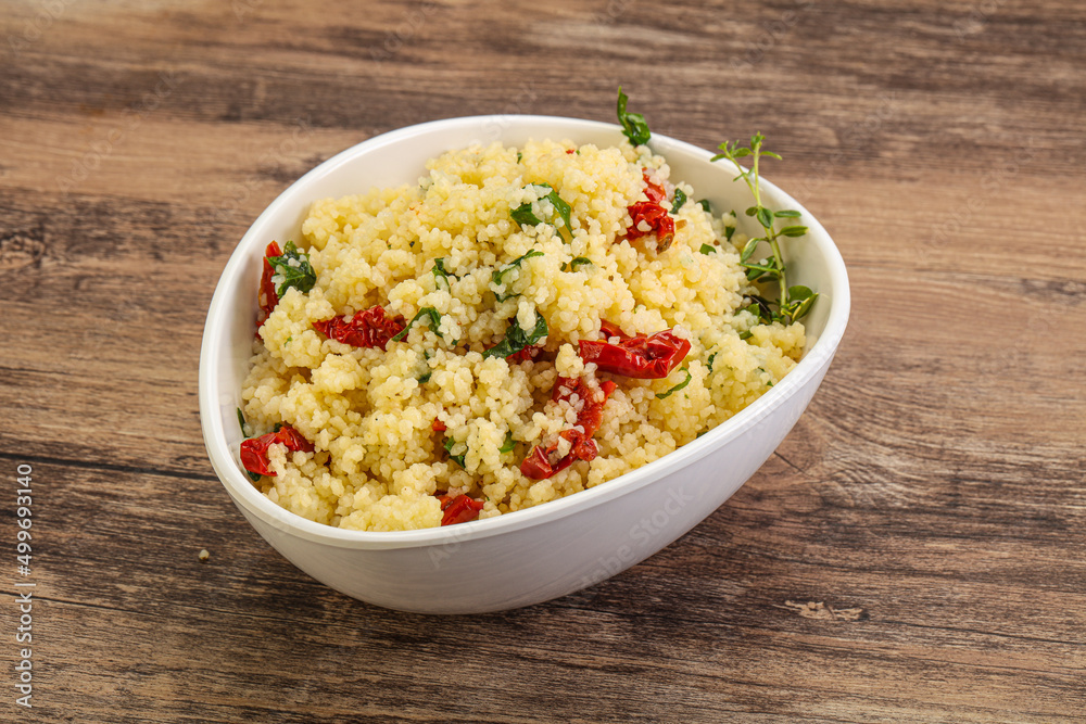 Vegetarian uisine - couscous with vegetables Vegetarian uisine - couscous with vegetables