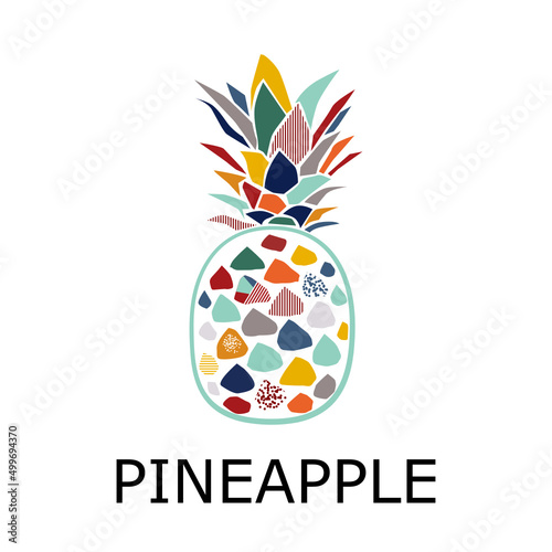 Pineapple Wall Art Vector