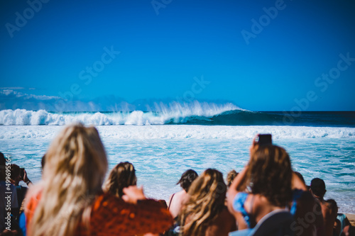 Watching the waves pump