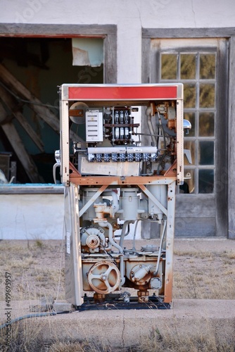 old gas pump