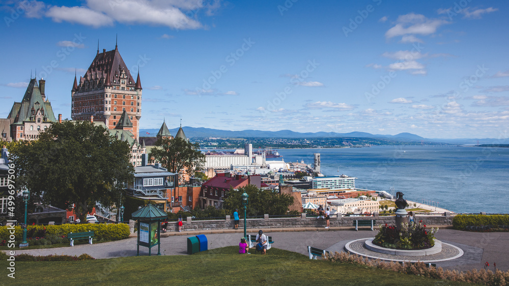 Naklejka premium View of Quebec City