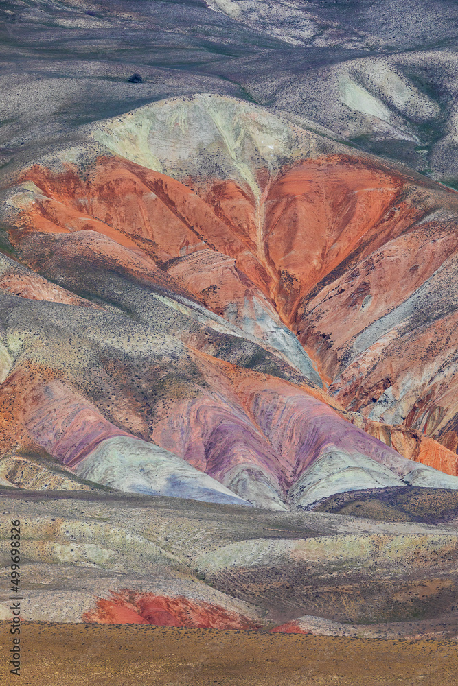 Multicolored beautiful mountains in Azerbaijan Multicolored beautiful mountains in Azerbaijan