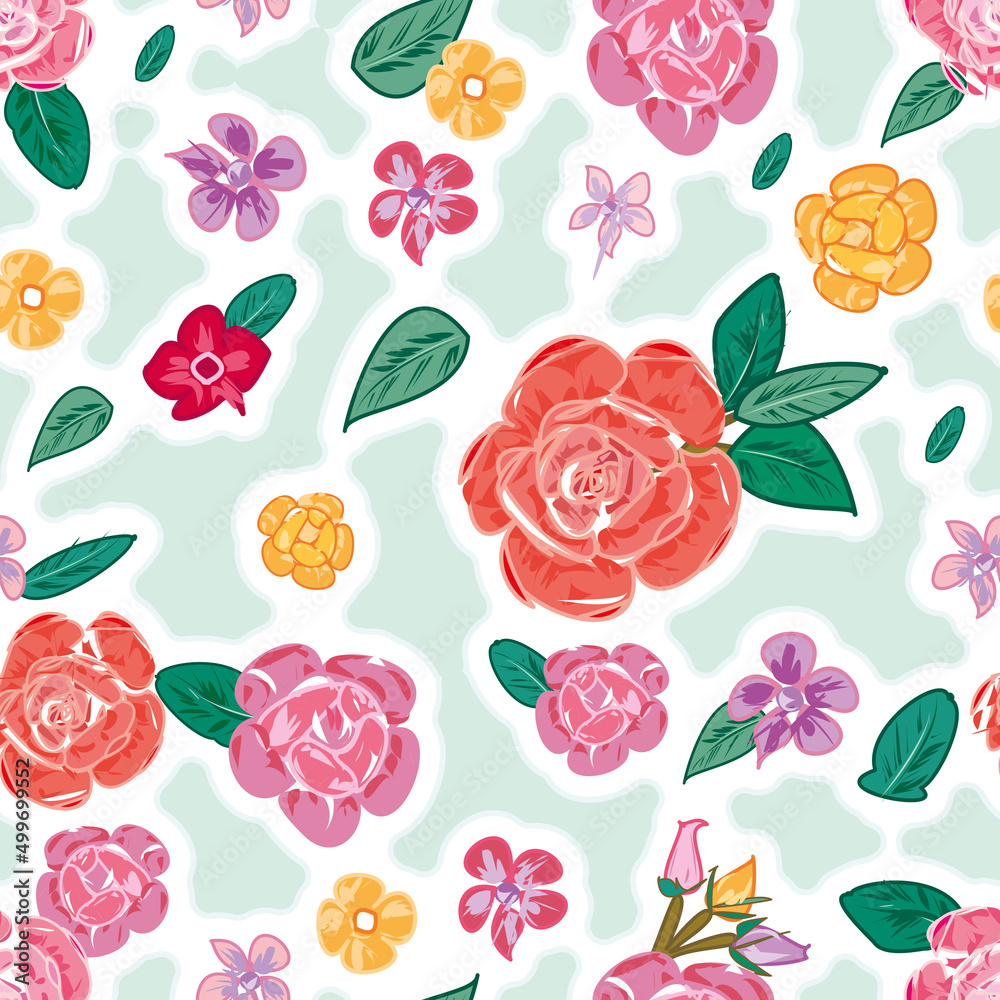 flower tileable pattern flower tileable pattern