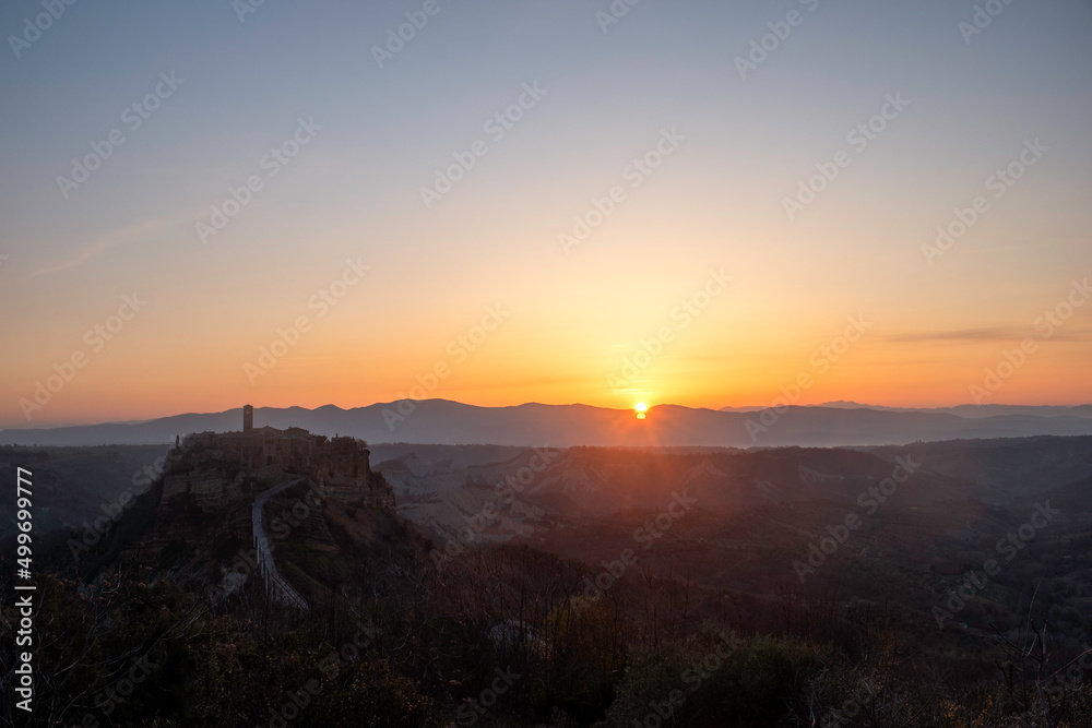 Sunrise in Civita di Bagnoregio Sunrise in Civita di Bagnoregio
