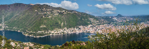 Landscape of Lake Como from Pin Umbrela sightseeing