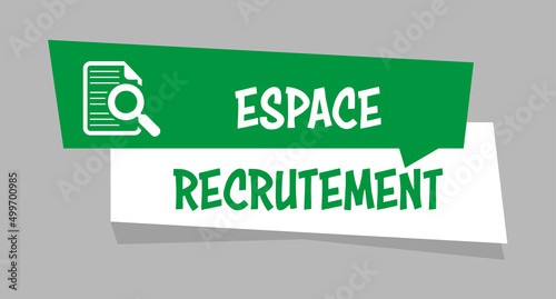 Logo espace recrutement.