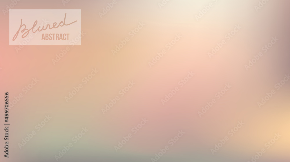 Fototapeta premium Pastel color light blurred abstract background. Colorful gradient vector blurred illustration