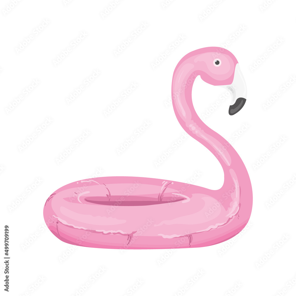 Fototapeta flamingo float design