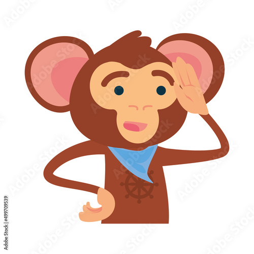 pirate monkey design