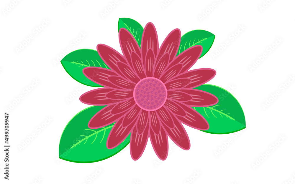 Creative flower vector illustration