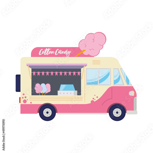 candy cotton food truck