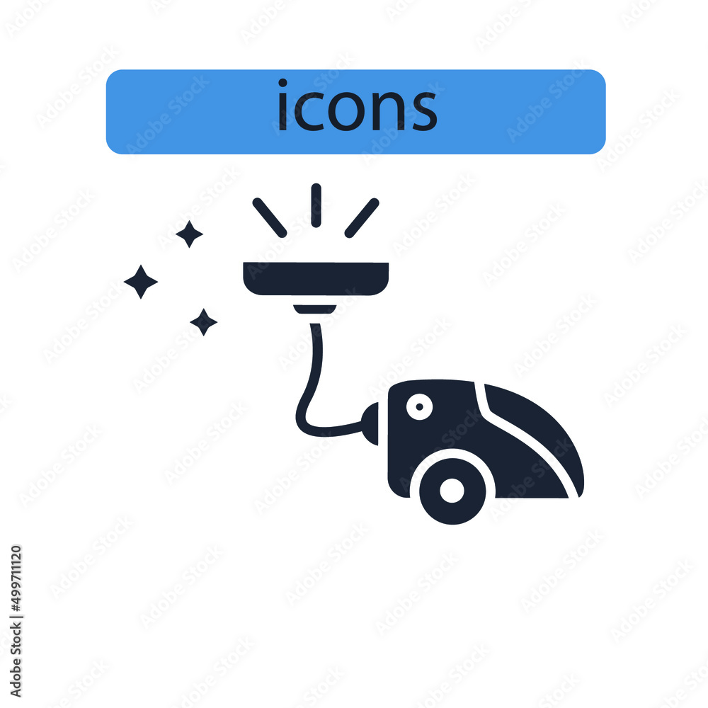 vacuum cleaner icon icons  symbol vector elements for infographic web