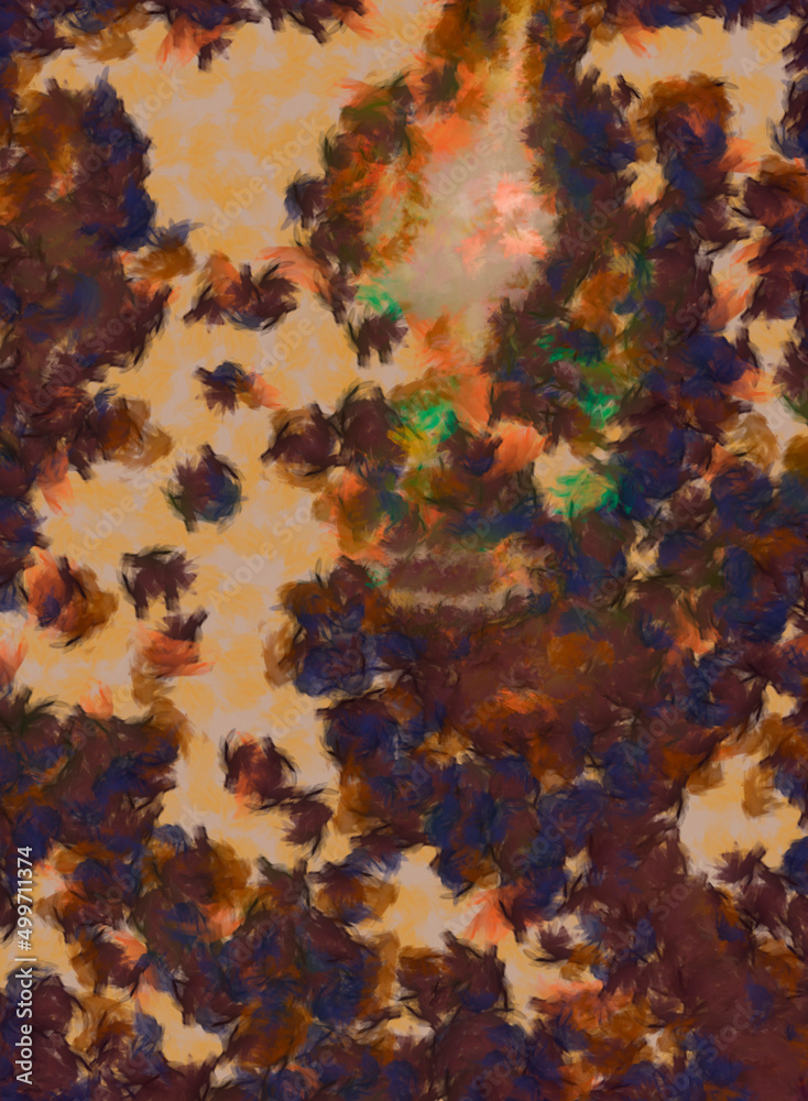 orange brown blue acrylic background stylized with small brush strokes abstraction grundy orange brown blue acrylic background stylized with small brush strokes abstraction grundy