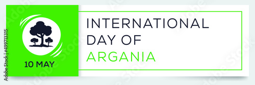 International Day of Argania, held on 10 May.