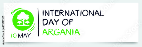 International Day of Argania, held on 10 May.