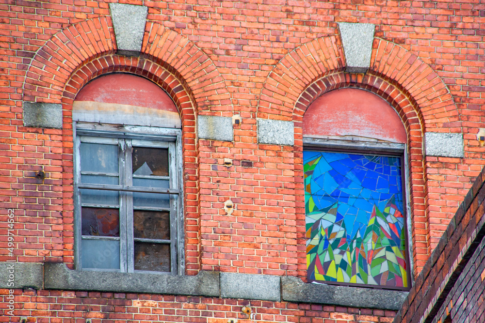 Obraz premium 半田赤レンガ建物