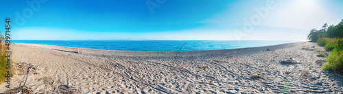Panoramic view of Rondeau provincial park in Ontario photo