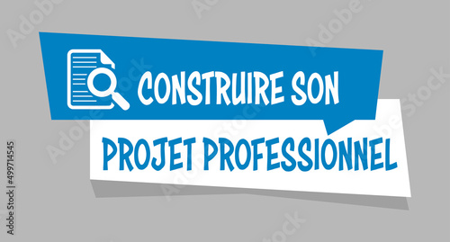 Logo construire son projet professionnel.
