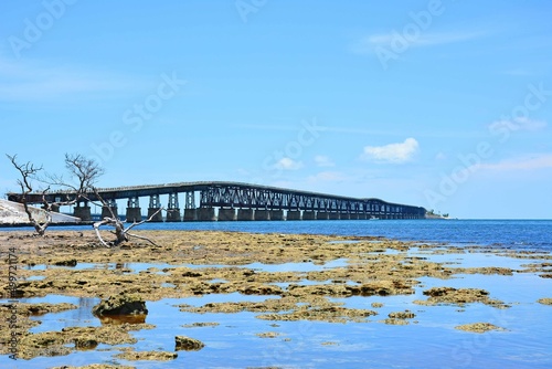 Overseas highway near Bahia Honda in the Florida Keys photo