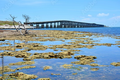 Overseas highway near Bahia Honda in the Florida Keys