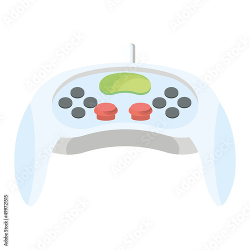 white videogame controller