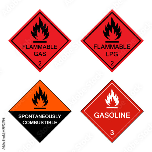Warning Hazardous chemical danger Symbol Sign Isolate on White Background,Vector Illustration