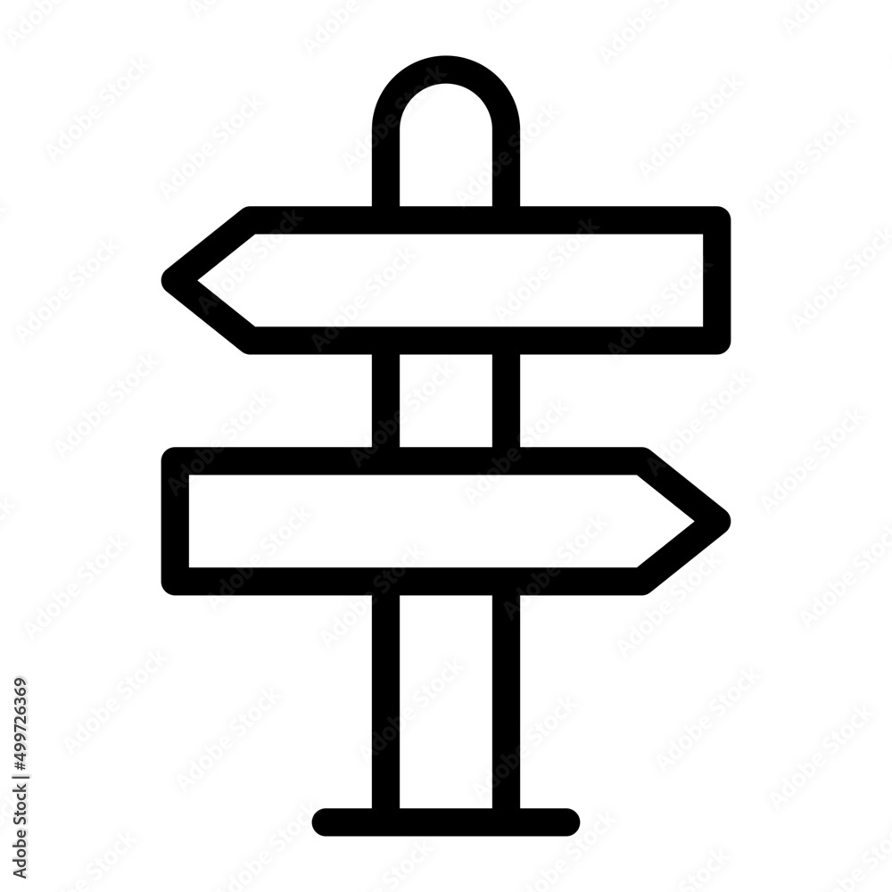direction line icon