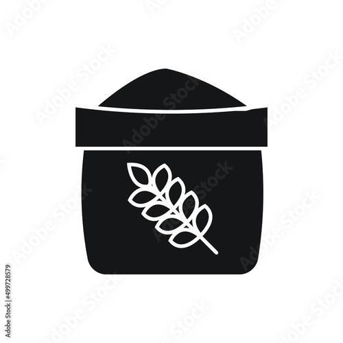 flour vector silhouette for website symbol icon