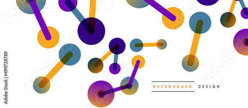 Network concept abstract background. Dots connection. Big data idea. Business template for wallpaper  banner  background or landing