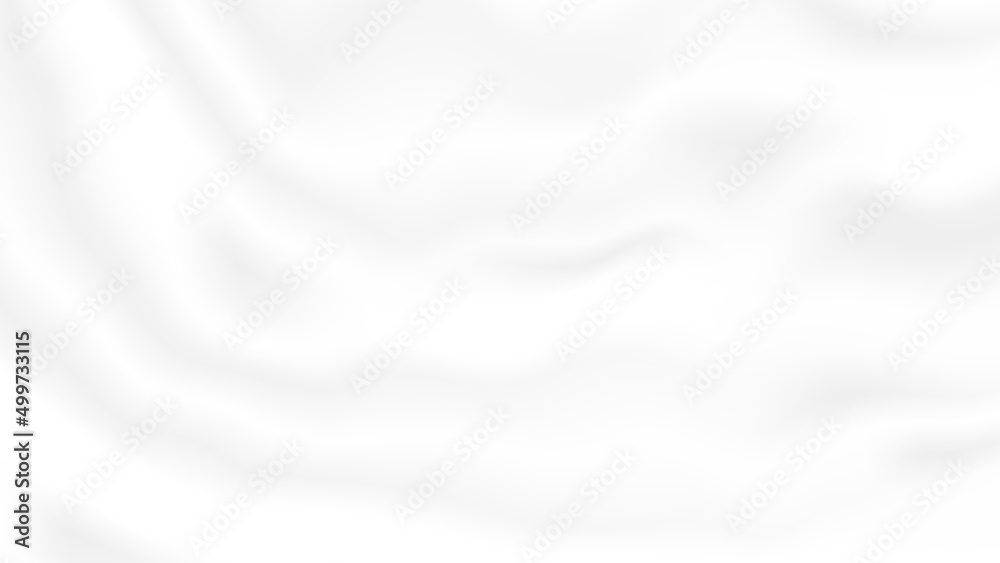 Fototapeta premium abstract blank blur white soft fabric folding texture background for decorative graphic design 