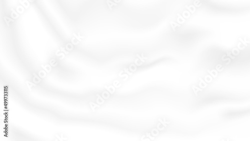 abstract blank blur white soft fabric folding texture background for decorative graphic design 
