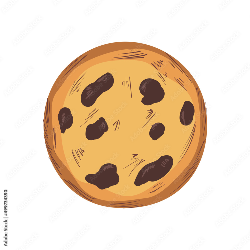 flat chocolate chips cookie flat chocolate chips cookie