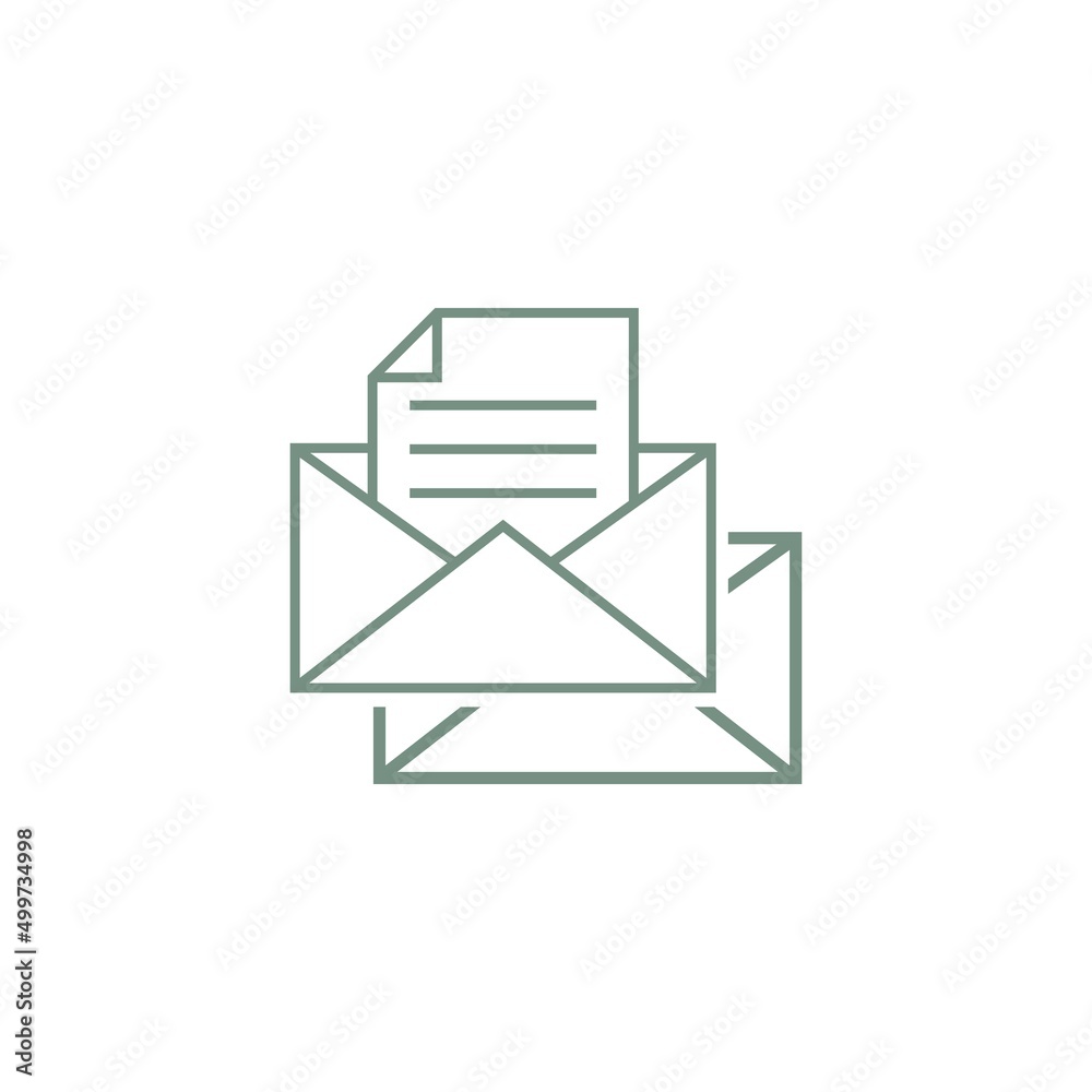 Envelope icon, mail icon illustration Envelope icon, mail icon illustration