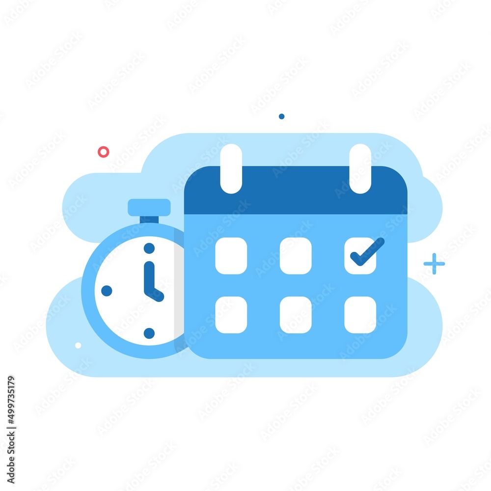 on time concept illustration flat design vector eps10. modern graphic element for landing page, empty state ui, infographic, icon on time concept illustration flat design vector eps10. modern graphic element for landing page, empty state ui, infographic, icon