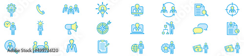 Set of recruitment vector Outline 