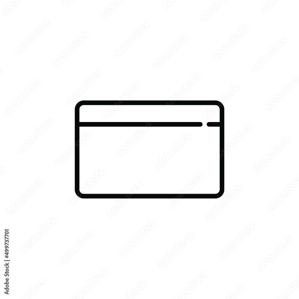 Credit Card, Payment Solid Line Icon Vector Illustration Logo Template. Suitable For Many Purposes. Credit Card, Payment Solid Line Icon Vector Illustration Logo Template. Suitable For Many Purposes.