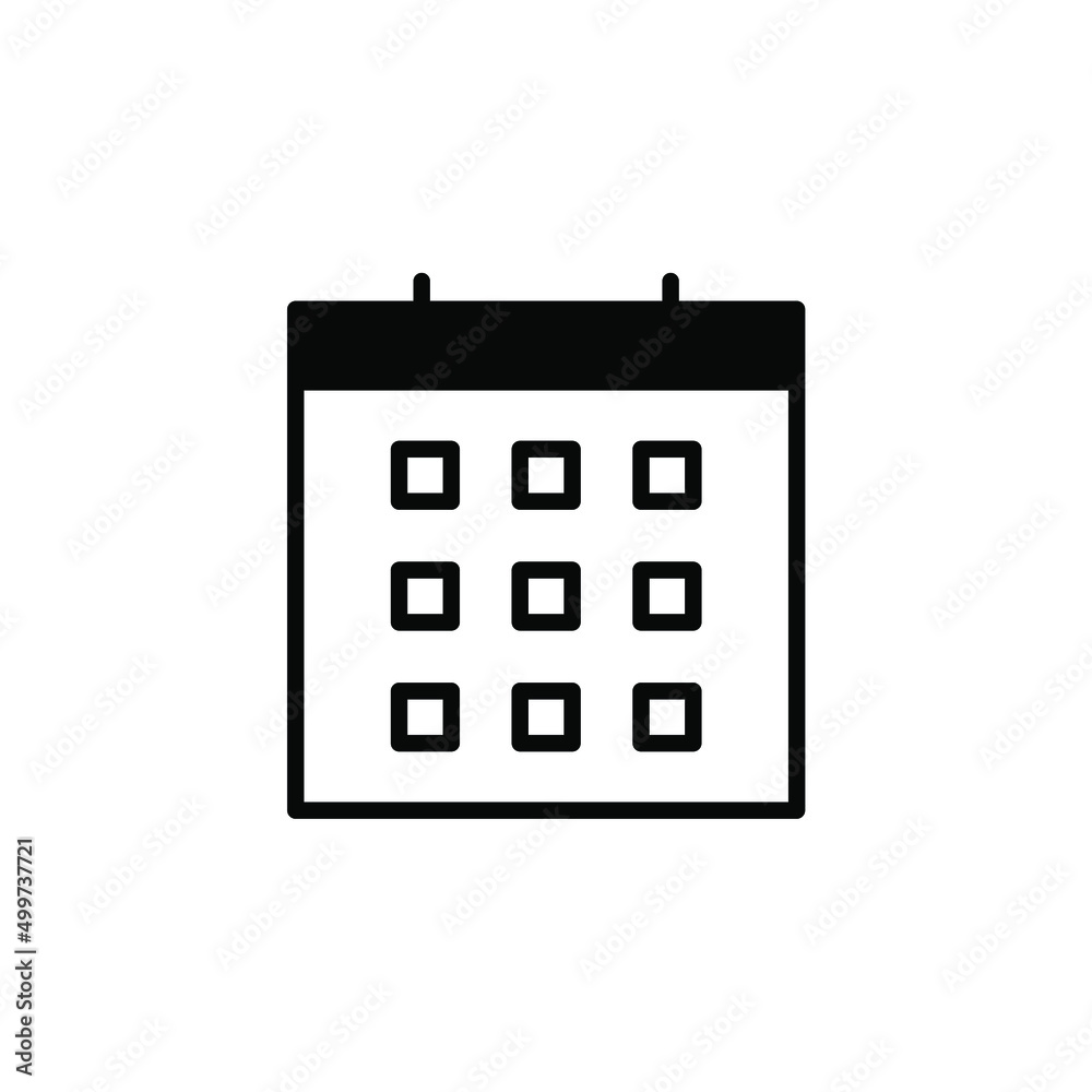 Calendar, Schedule, Date Solid Line Icon Vector Illustration Logo Template. Suitable For Many Purposes. Calendar, Schedule, Date Solid Line Icon Vector Illustration Logo Template. Suitable For Many Purposes.